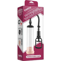 Lovetoy Maximizer Worx VX Pussy Τρόμπα Πέους Μαύρη Διαφανή