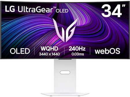 LG Ultragear 34GX90SA Ultrawide OLED HDR Curved Gaming Monitor 34" 3440x1440 QHD 240Hz 1ms