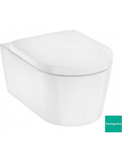 HansGrohe Elupura Λεκάνη Κρεμαστή Rimless με Κάλυμμα Duroplast Soft Close Λευκή 4059625544570