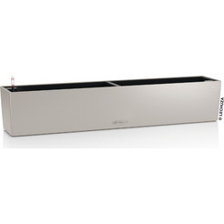 LECHUZA Balconera Color 100 Ζαρντινιέρα 100x19x19cm Αυτοποτιζόμενη με Δοχείο Φύτευσης Sand Brown Γερμανίας