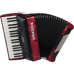 HOHNER Bravo III 72 Silent Key Ακορντεόν Κόκκινο