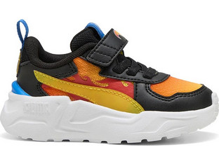 Puma Trinity Lite Hot Wheels Παιδικά Sneakers Μαύρα Πορτοκαλί 401408-01