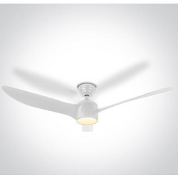 one light 6306/W/V Ανεμιστήρας Οροφής 132cm 22W με Φως