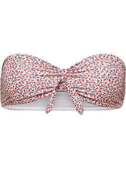 Only Lella Bikini Top Strapless Ροζ 15252495