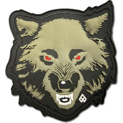 Patch 3D angry wolf