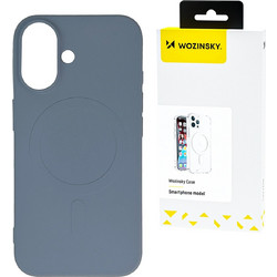 Wozinsky Liquid Silicone Case MagSafe Gray (Samsung Galaxy S25 Plus)