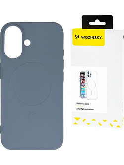 Wozinsky Liquid Silicone Case MagSafe Gray (Samsung Galaxy S25 Plus)