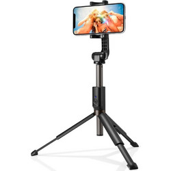 Spigen S540W Selfie Stick Τρίποδο Κινητού Ασύρματο με Bluetooth Μαύρο