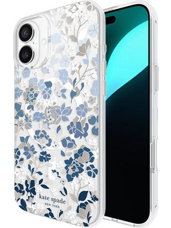 Kate Spade New York Protective Gems Magsafe - Case For Iphone 16 Plus (Flowerbed Blue) - (KS054380)