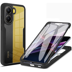 Techsuit ColorVerse 360 Series Θήκη Σιλικόνης Xiaomi Poco X7 Pro Black