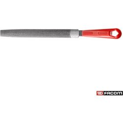 DRD.MD250EMA FACOM ΗΜΙΣΤΡΟΓΓΥΛΗ ΛΙΜΑ SECOND CUT 250MM ΜΕ ΧΕΡΟΥΛΙ