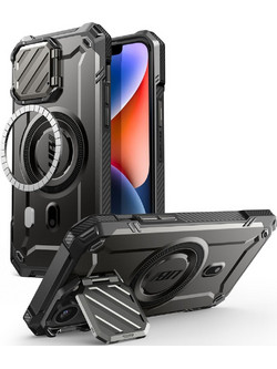 Θήκη iPhone 16e Supcase Unicorn Beetle XT Mag Ανθεκτική MagSafe με Μεταλλικό Κάλυμμα για την Κάμερα - Black (843439157057)