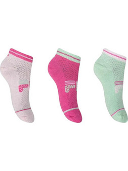 Καλτσάκια FILA set 3 ζευγαριών (F1426-195 LIPSTICK)