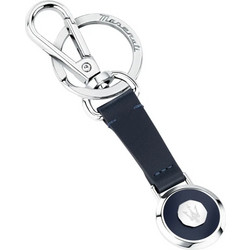 Μπρελόκ Maserati Blue Leather Stainless Steel KMU5240102 KMU5240102 Ατσάλι