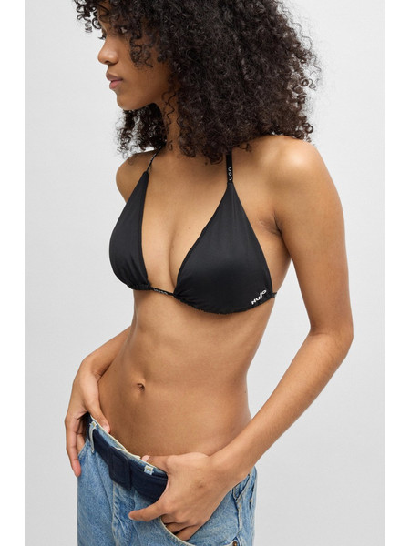 Hugo Boss Bikini Top Τριγωνάκι Μαύρο 50535772-001