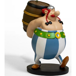 Plastoy Asterix Obelix Loading a Barrel 25cm