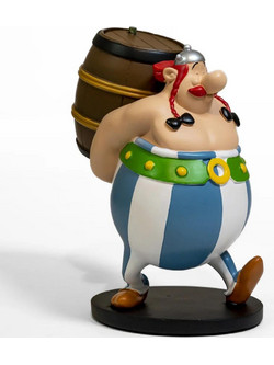 Plastoy Asterix Obelix Loading a Barrel 25cm