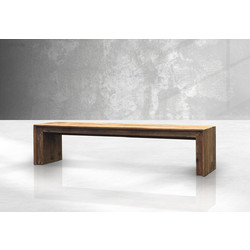 Παγκάκι ξύλινο από μασίφ ξύλο πεύκο 175X38X43
