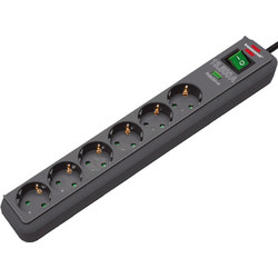 Brennenstuhl Eco-Line 13.500A Extension Lead 6-fold 5m SP