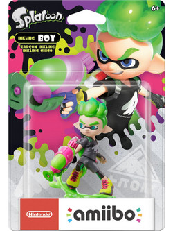 Nintendo Amiibo Splatoon Inkling Boy Neon Green