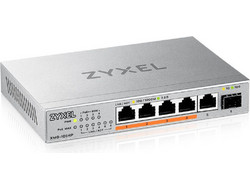 ZyXEL XMG-105HP Unmanaged L2 Switch με 5 Θύρες Ethernet 25000Mbps και 4 SFP Θύρες