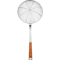 Κουτάλα Αράχνη Allure Ανοξείδωτη Με Λαβή Ξύλο 44cm Estia 01-27872