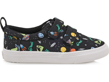 TOMS ΕΣΠΑΝΤΡΙΓΙΕΣ SA75W0641S41 - ΜΑΥΡΟ ΣΤΑΜΠΑ 10020612-BLACK BLK GID ALIENS TN FSTRAP SNEAK
