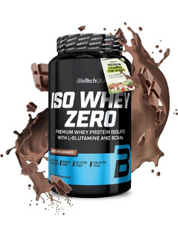 Biotech USA ISO Whey Zero Black Biscuit Πρωτεΐνη Ορού Γάλακτος Γράμμωσης Χωρίς Λακτόζη & Γλουτένη 908gr