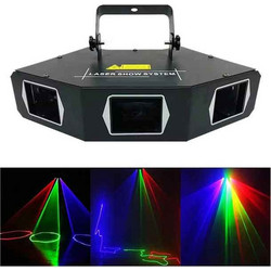 Φωτιστικό Laser Show RGB με 4 Εξόδους Πολυχρωμικό Εφέ για Σκηνή & Πάρτι