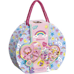 Totum Unicorn 2 In 1 Rainbow Jewels Παιδική Χειροτεχνία Diamond Painting Kit TT071506
