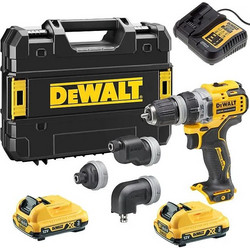 DeWALT DCD703L2T Δραπανοκατσάβιδο Μπαταρίας 12V 250W 2x3Ah