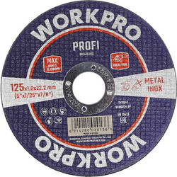 ΤΡΟΧΟΙ ΚΟΠΗΣ INOX (PROFI) Φ230x2,0x22,2mm WP406424 WORKPRO (PROFI)