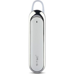 V-Tac 7703 Ακουστικό Bluetooth Earbud White