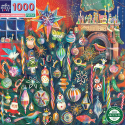 Puzzle eeBoo Holiday Ornaments 1000 Κομμάτια