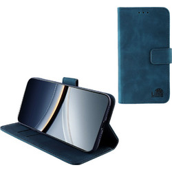Lime Essential Magnet Book Stand Clip Wallet Dark Blue 6.83" (Xiaomi Poco F7)