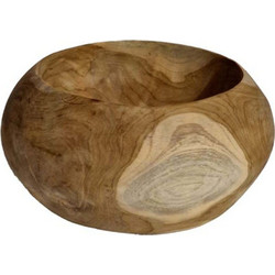 Διακοσμητικό Μπωλ Woody 201-0485 30x30x13cm Natural Artekko Ξύλο