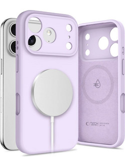 Tech-Protect Silicone MagSafe Case Purple (iPhone 17 Pro)