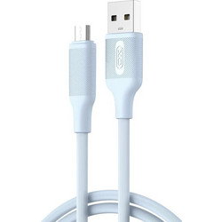 Καλώδιο Micro USB Φόρτισης Δεδομένων 2.4A 1m Μπλε XO NB265
