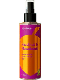 Life Roots Hazelnut Macadamia Nourishing Hair & Body Mist 150ml