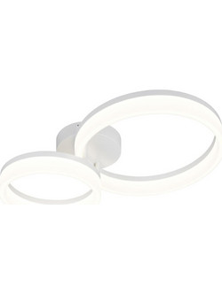 Φωτιστικό Οροφής - Πλαφονιέρα Scope R63601231 SMD 22W 2800lm 3000K 51x33x12cm Coffee RL Lighting