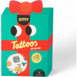OMY Αυτοκόλλητα Tattoos HO HO HO