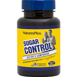 Nature's Plus Sugar Control Συμπλήρωμα Διατροφής 60 Κάψουλες