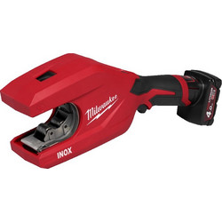 MILWAUKEE M12(TM) PCSS54-402C RAPTORXL Κόφτης Ανοξείδωτων Σωλήνων Με 1 Μπαταρία M12 4Ah , Φορτιστή & Βαλίτσα Μεταφοράς (4933498605)