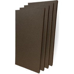 Acustico Audiodesigner Rect Ηχοαπορροφητικά Πάνελ 120x60x5cm 4τμχ Καφέ