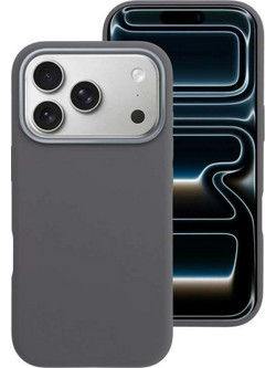 Forcell F-Protect Frame Premium - Θήκη με Υποστήριξη MagSafe για Apple iPhone 15 Pro σε Γκρι Xρώμα