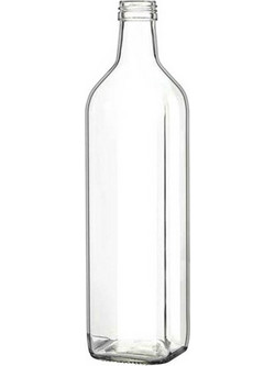 Homestyle Μπουκάλι Γυάλινο με Καπάκι 500ml Marasca