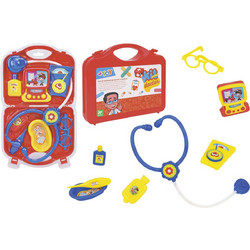 Globo W-TOY Βαλιτσάκι με Ιατρικό Σετ για 3+ Ετών 9τμχ