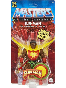 Mattel Masters of the Universe Origins Sun Man Φιγούρα Δράσης για 6+ Ετών 14cm HDR90