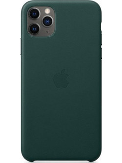 Apple Leather Case Forest Green (iPhone 11 Pro Max)