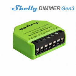 Shelly Dimmer Gen3 | Smart Ροοστάτης Dimmer 150W Wi-Fi με Μέτρηση Ισχύος - EAN 3800238070526